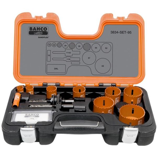 Bahco 3834-SET-95 Reikäsahasarja