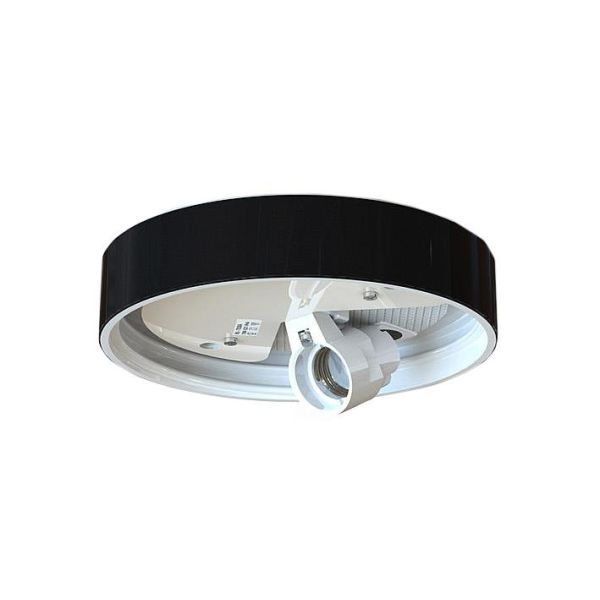Ifö Electric 55752-000-16 Kanta suora, E27, IP44 Musta
