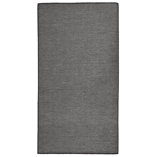 vidaXL Ulkomatto flatweave 80x150 cm harmaa