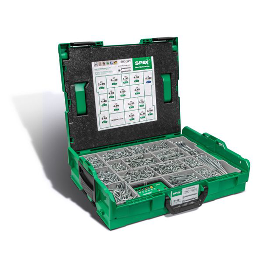 SPAX 5000009161019 Lajitelmalaatikko TFT, BIG 16 DIM. 2400 ST