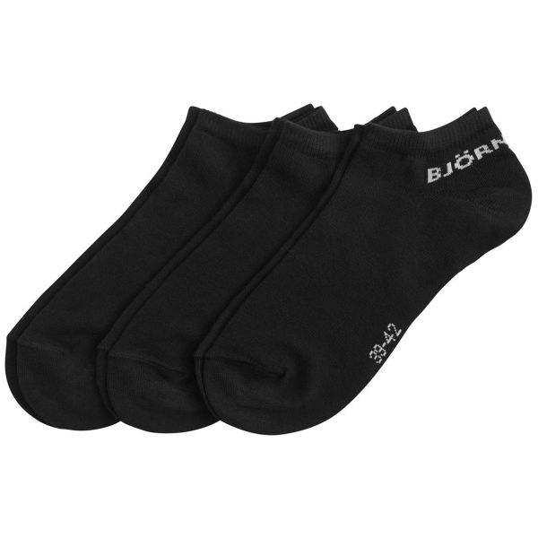 Björn Borg Essential Sukat Musta 3 kpl 39-42 mukaan