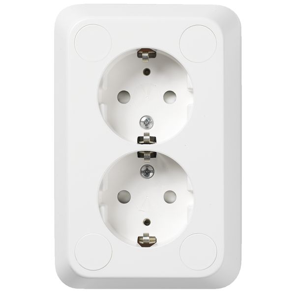 Schneider Electric WDE000924 Seinäpistorasia maadoitettu, pikaliitin 2-toiminen