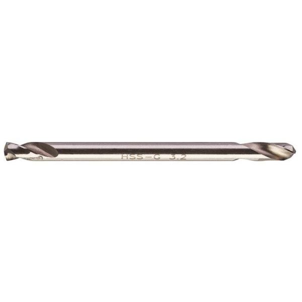 Milwaukee HSS G Metalliporanterä kaksipäinen, 10 kpl:n pakkaus 3,2 mm