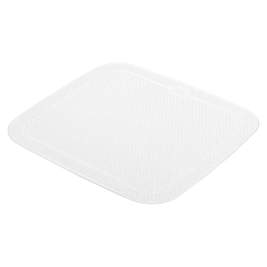 Kleine Wolke 430236 Non-slip Bath Mat "Samoa" 55x55cm White