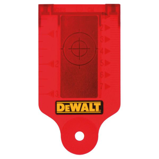 Dewalt DE0730-XJ Tähyskortti punaiselle laserille