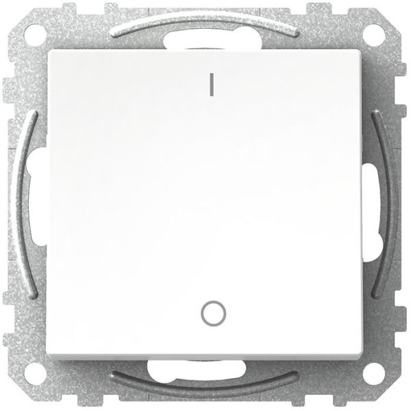 Schneider Electric Exxact WDE002111 Kytkin nelikulmainen keinuvipu, ilman kouria, valkoinen 3-napa