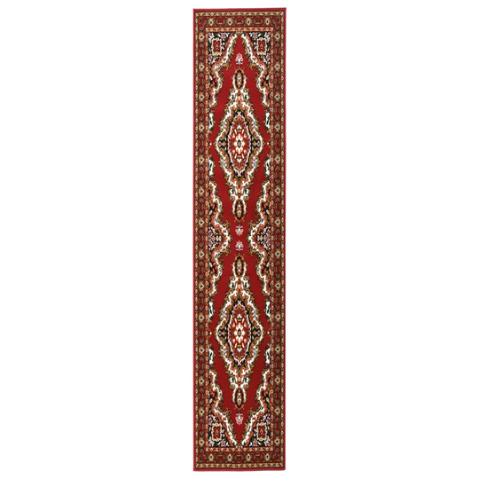 vidaXL Käytävämatto BCF itämainen punainen 60x450 cm