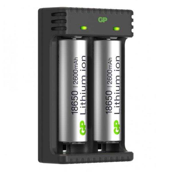 GP Batteries 18650 Akkulaturi Li-ion 2 latauskanavaa