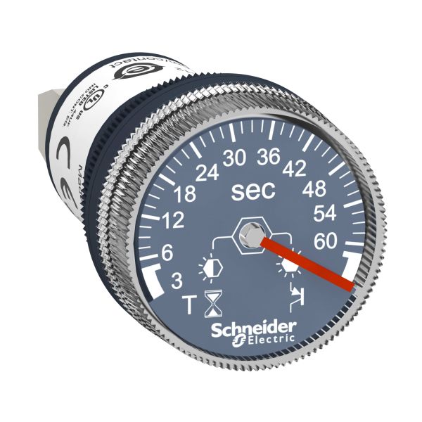 Schneider Electric XB5DTB23 Aikarele 22 mm, 24 V DC 3-60 s