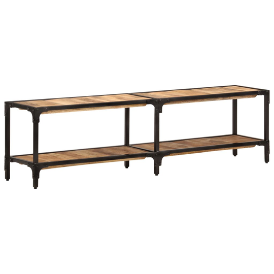 vidaXL TV-taso 150x30x41 cm täysi mangopuu