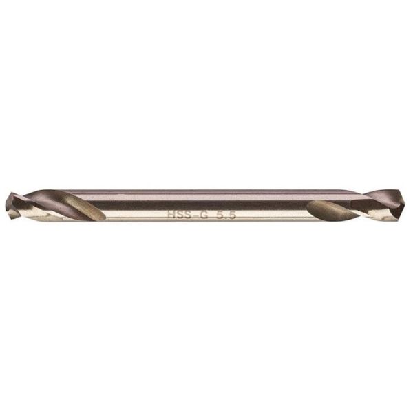 Milwaukee HSS G Metalliporanterä kaksipäinen, 10 kpl:n pakkaus 5,5 mm