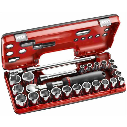Facom SXL.DBOX2 Hylsyavainsarja 1/2", 25 osaa laatikossa
