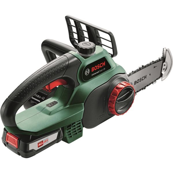 Bosch DIY Universal Chain 18 Ketjusaha 2,5 Ah akulla ja laturilla