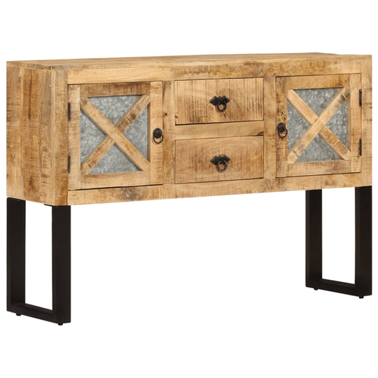 vidaXL Senkki 110x30x74 cm karkea mangopuu