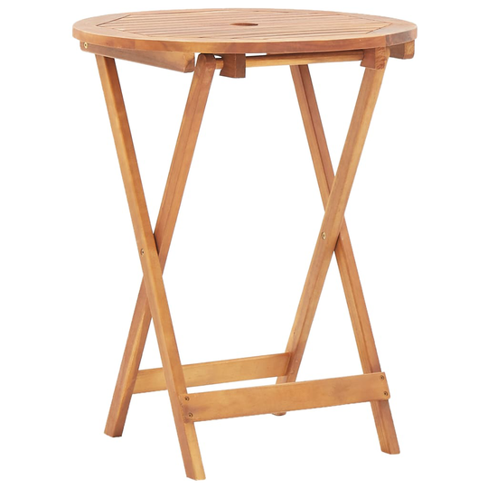 vidaXL Kokoontaittuva puutarhapöytä 60x75 cm täysi akaasiapuu