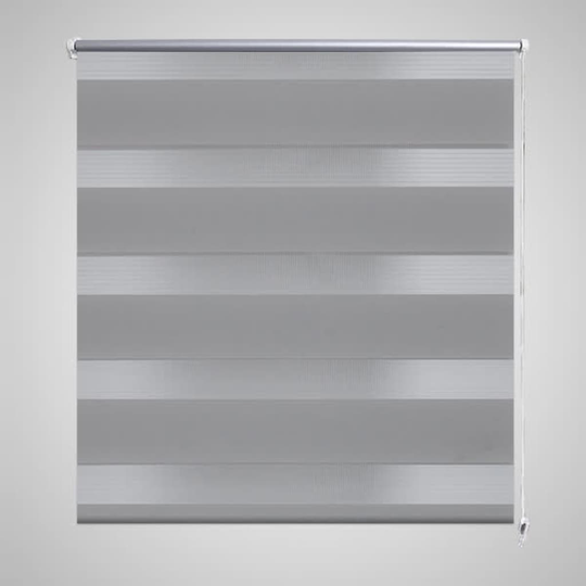vidaXL Zebra rullakaihdin 80 x 175 cm harmaa