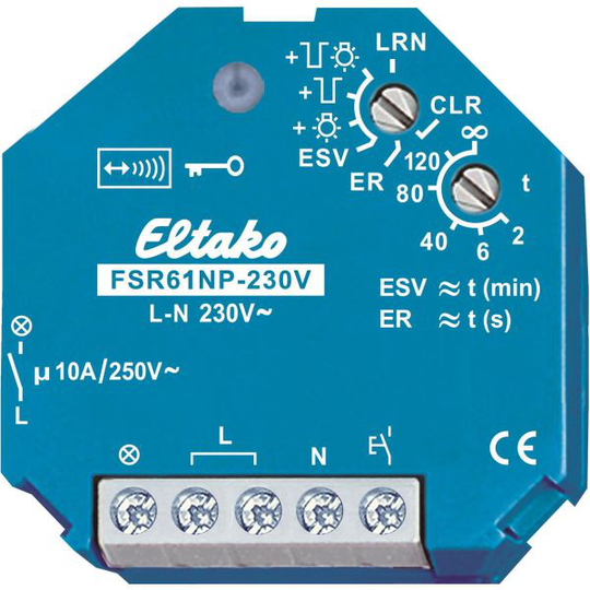Eltako 30100030 Sysäysrele 10A/250V AC 55 mm