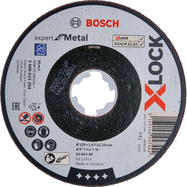 Bosch Expert for Metal Katkaisulaikka X-LOCK 125 × 1,6 × 22,23 mm
