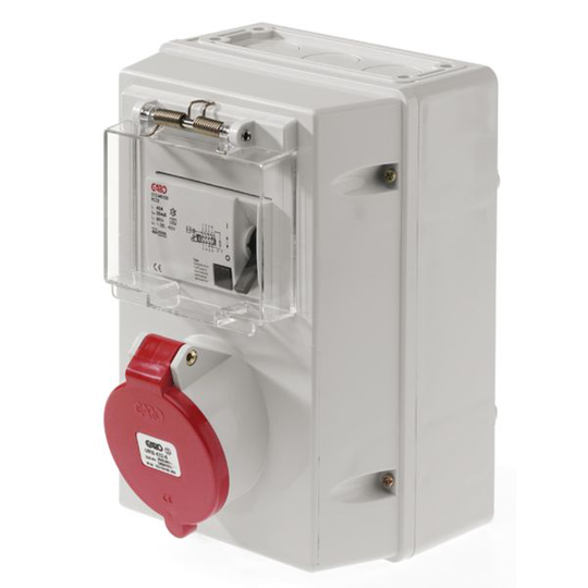 Garo URB 316-6S Pistorasiakotelo IP44 16 A