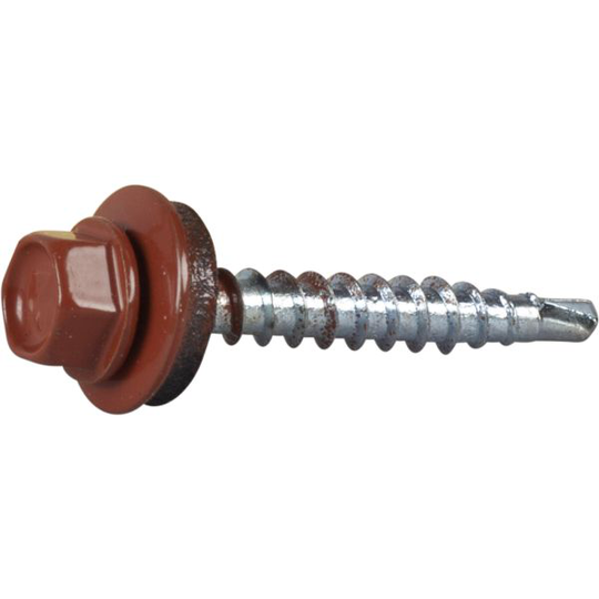ESSVE 513296 Kateruuvi 4,8 x 35 mm, porakärki, 30 kpl Punainen