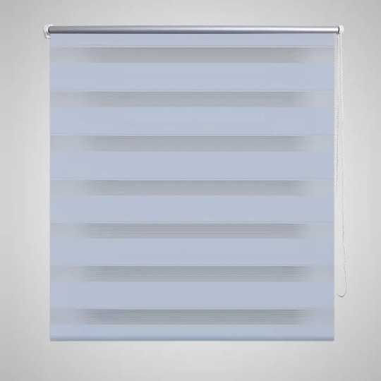 vidaXL Zebra rullakaihdin 120 x 230 cm valkoinen