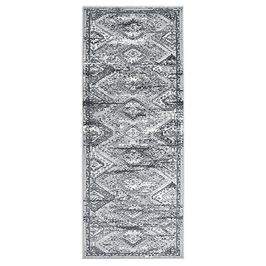 vidaXL Käytävämatto BCF itämainen harmaa 80x200 cm