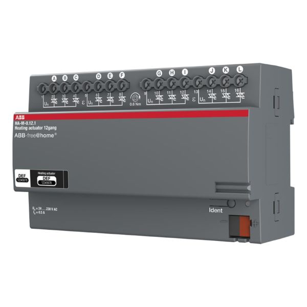 ABB free@home 2CDG510009R0011 Lähtöyksikkö lämmitin KNX:ään 12 kanavaa