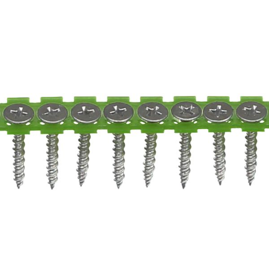 ESSVE GU Kombi Kipsilevyruuvi Ø3,5 mm, nauhoitettu, puu/teräs, CorrSeal 30 mm, 1000 kpl