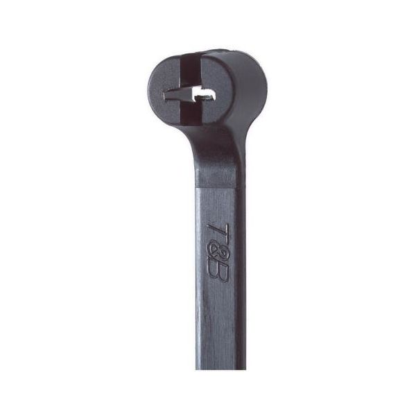 ABB TY523MX Nippusiteet lukittava, säänkestävä musta, 100 kpl pakkaus 2,4 x 92 mm