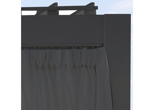 Puutarhakatoksen verhotangot Mirador 3x3 m