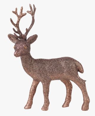 Glitter deer koriste ruskea