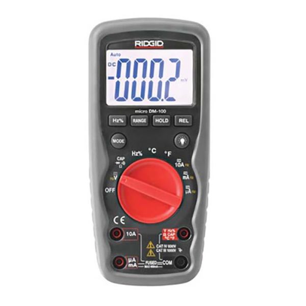 Ridgid DM-100 Yleismittari 9 V paristolla