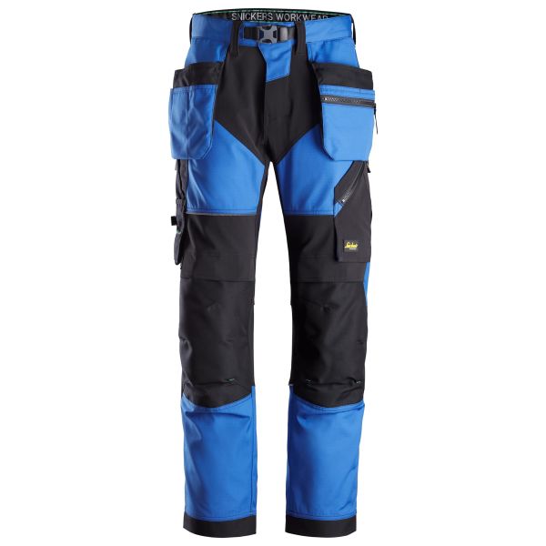 Snickers 6902 FlexiWork Työhousut sininen/musta C44