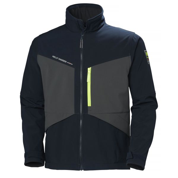 Helly Hansen Workwear Aker Softshelltakki laivastonsininen/harmaa S