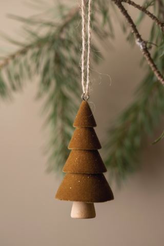 Tree velvet joulukuusenkoriste ruskea