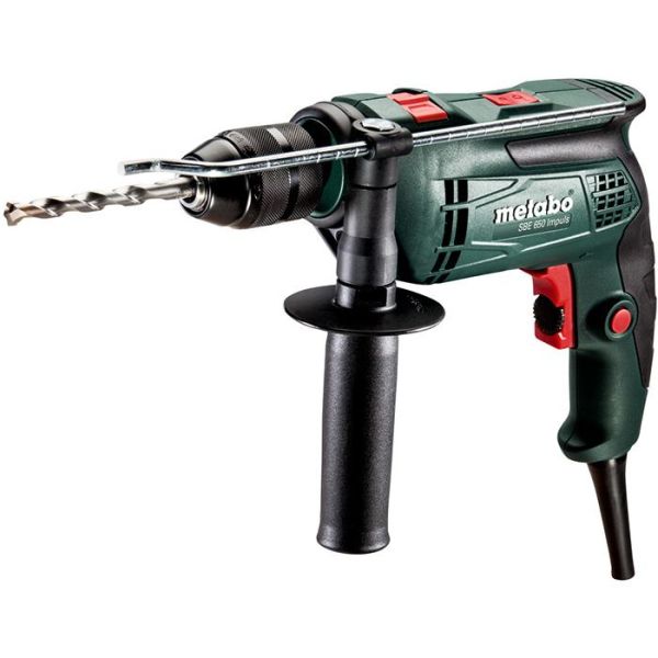 Metabo SBE 650 Impuls Iskuporakone mukana pikaistukka, 650 W