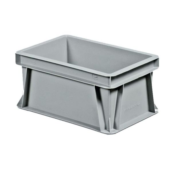 Schoeller Allibert Euroback 6487 Kuljetuslaatikko harmaa, ilman tarttumisaukkoja 300x200x145 mm