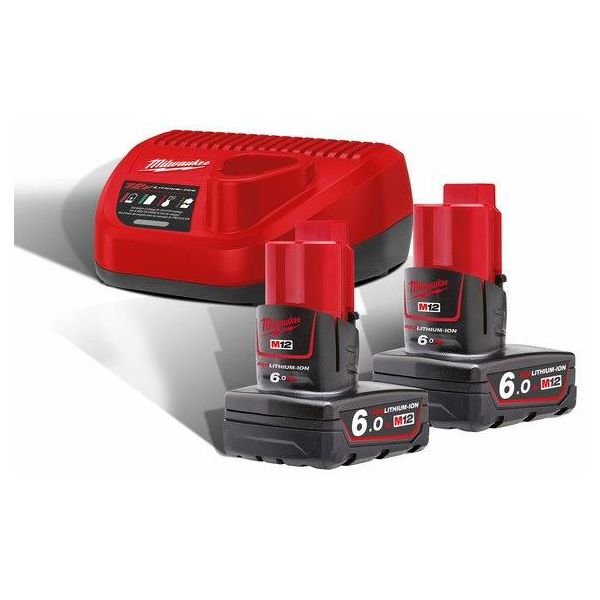 Milwaukee M12 NRG-602 Latauspaketti