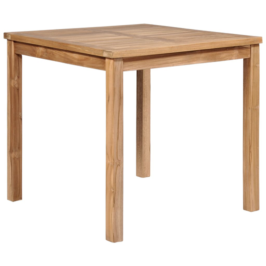 vidaXL Puutarhapöytä 80x80x77 cm tiikki