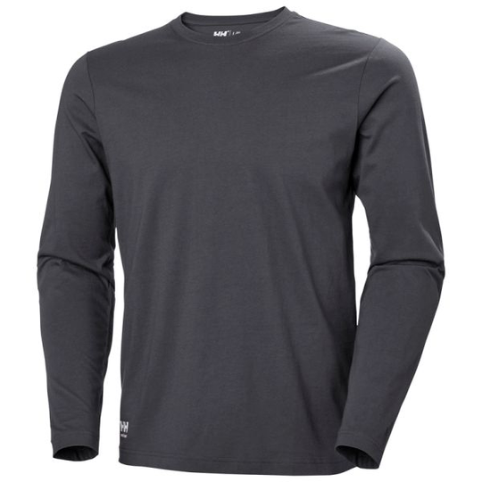 Helly Hansen Workwear Manchester Pitkähihainen paita tummanharmaa 3XL