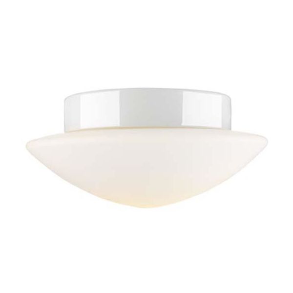 Ifö Electric Solhem Kattovalaisin 13W, IP44, suora valkoinen