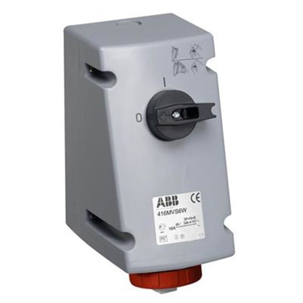 ABB 2CMA167842R1000 Seinäpistorasia IP67, 5-napainen, uppoasennus