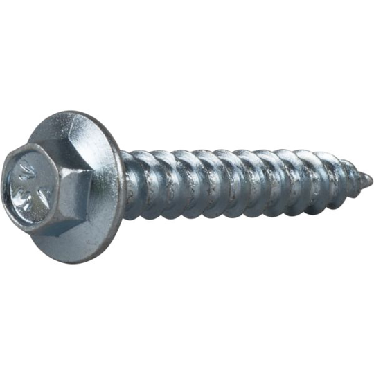 ESSVE 63336 Kateruuvi laipalla, kuusiokanta, FZB, Ø6,5 mm Ø6,5 x 38 mm, 200 kpl/pakkaus