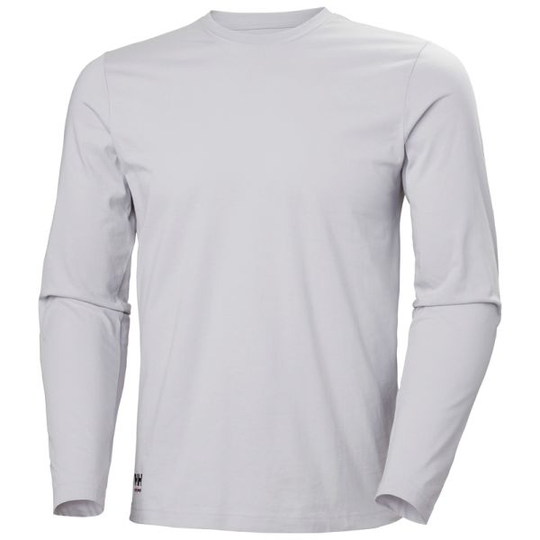 Helly Hansen Workwear Manchester Pitkähihainen paita vaaleanharmaa 3XL