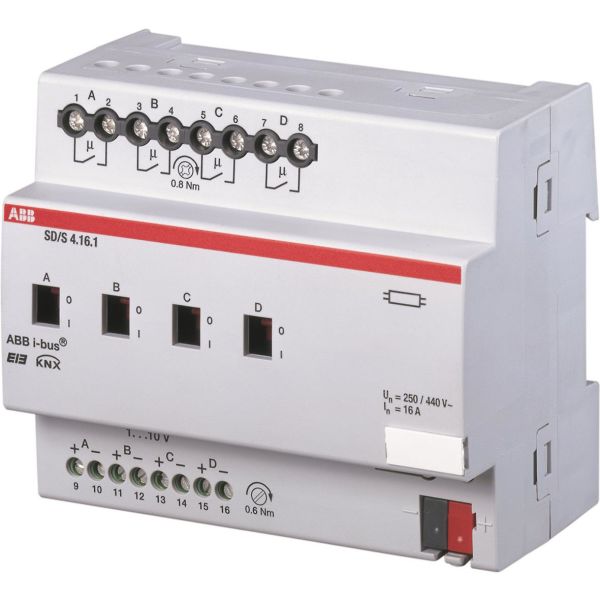 ABB 2CDG110080R0011 Valonsäädin 16 A Lähtöjen määrä: 4
