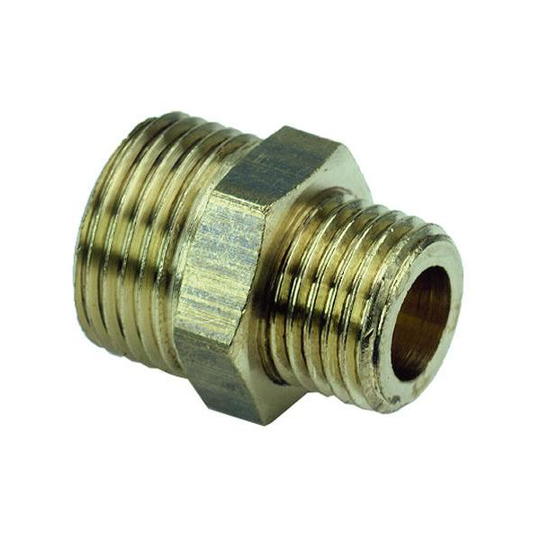 Ezze G20XG15 METALL-6-KANTNIPPEL Kuusikulmainen nippa ulkokierre, supistettu 30,5 mm