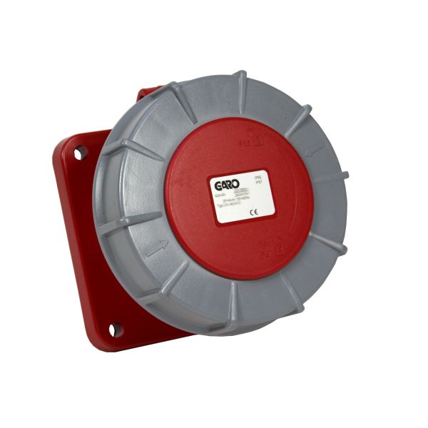 Garo UIV 263-9 S Paneelin ulostulo IP67, 3-napainen, 63A Punainen, 9 h