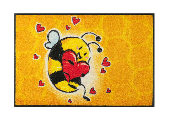 Kynnysmatto Bee in Love 50x75 cm