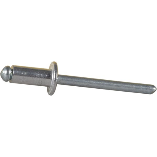 ESSVE 612110 Vetoniitit Ø4,8x10 mm, avoin, alumiini 15 kpl