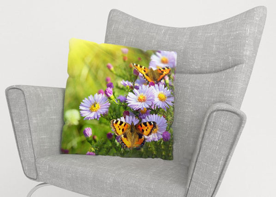 Koristetyynyliina BATTERFLIES 50x50 cm